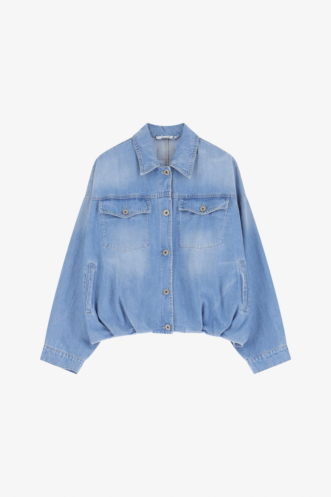 Please Blouson Blu Denim V0kmeh0ntd