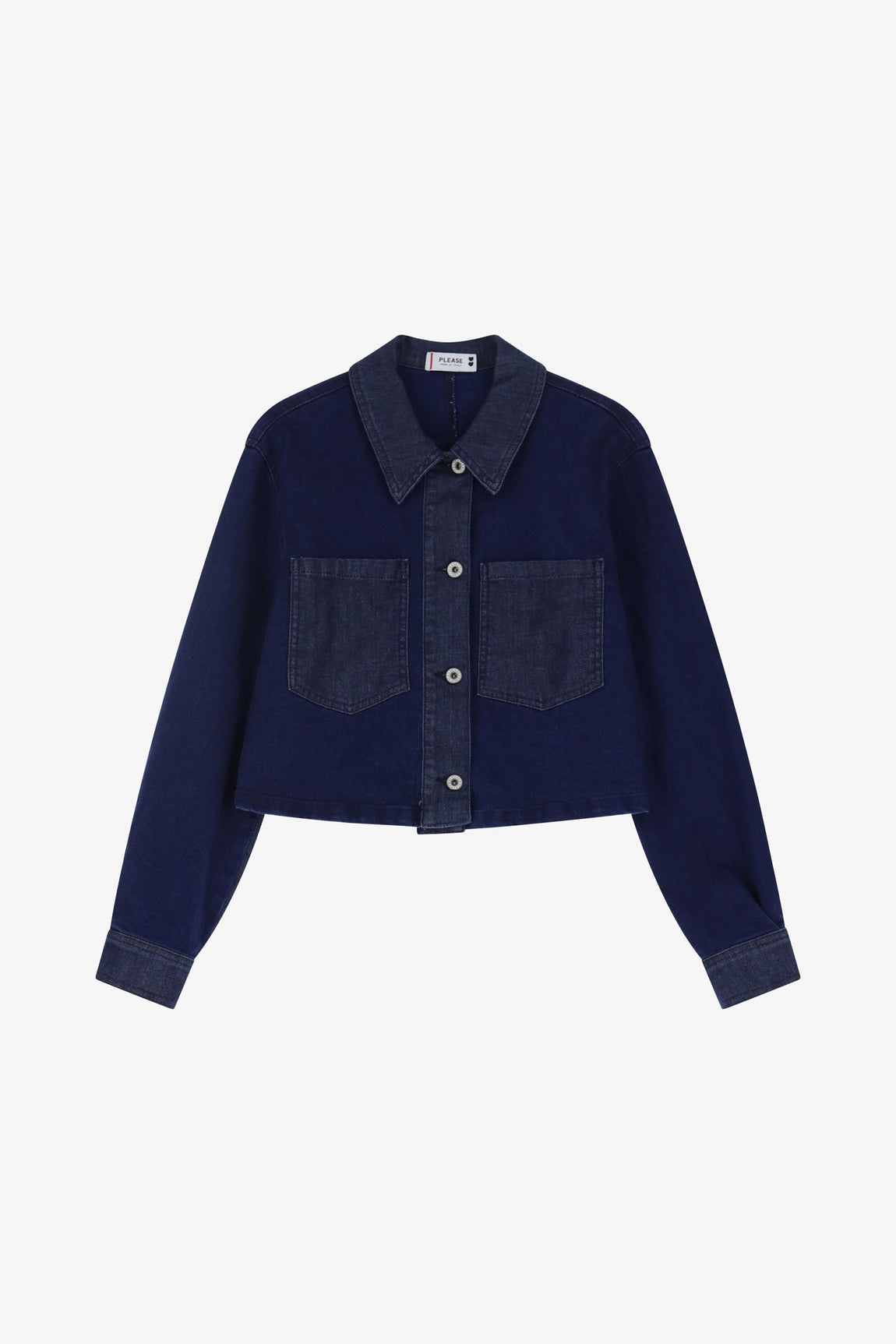 Please Blouson Blu Denim V0ndev2c91