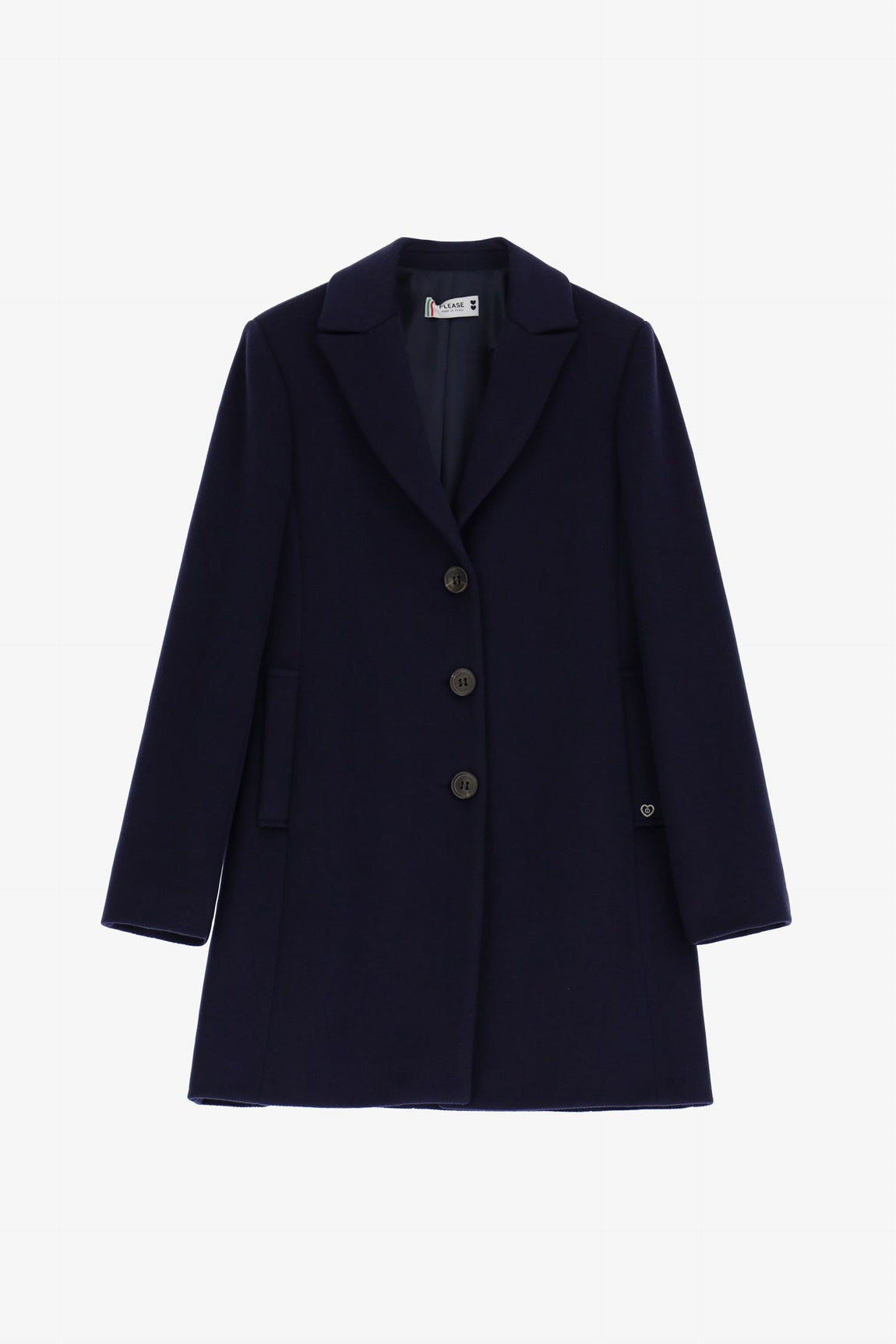 Please Manteau Blu K493qnatas